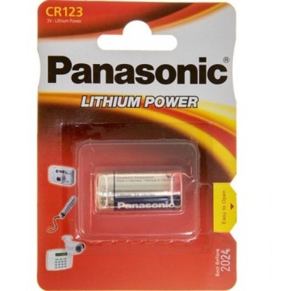 Батарейка Panasonic CR 123 BLI 1 LITHIUM