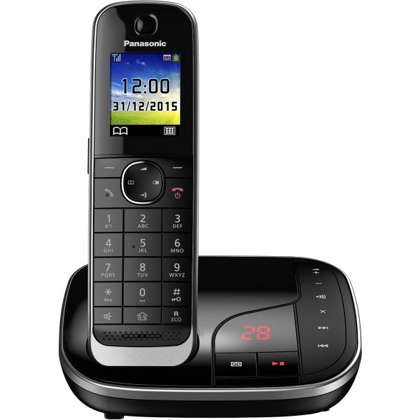 Телефон бездротовий Panasonic KX-TGJ320UCB Black
