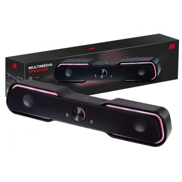Комп'ютерна акустика компактна 2.0 2E PCS101 USB Black