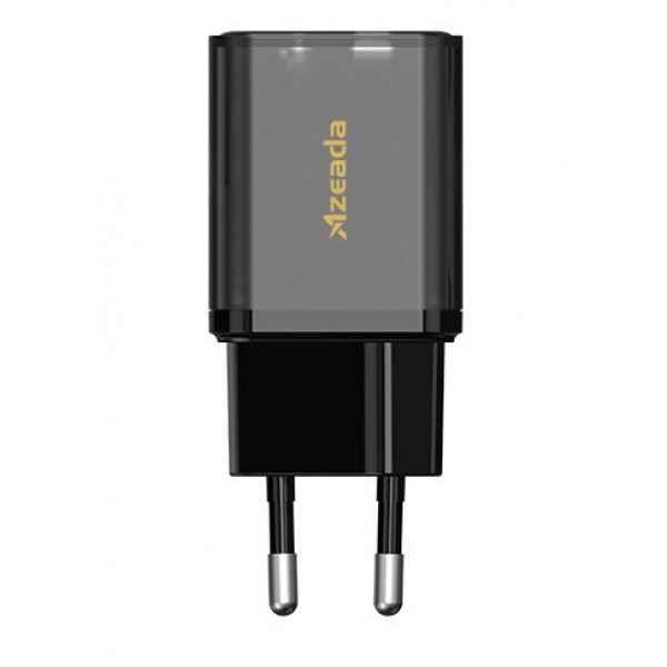 Мережевий зарядний пристрій Proda Xinrui A49 Fast Cherge 20W + Quick Charge 3.0 USB, Type-C PD Black (PD-A49-BK)