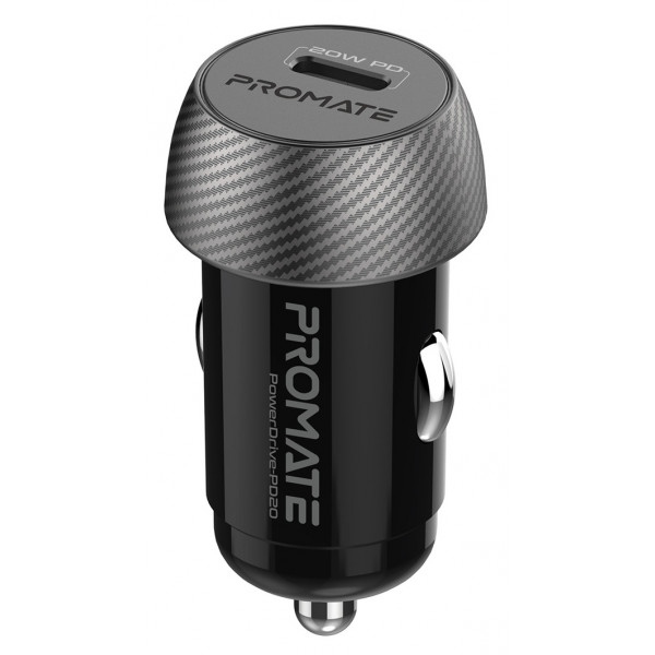 Автомобільний зарядний пристрій Promate Powerdrive-pd20.Black