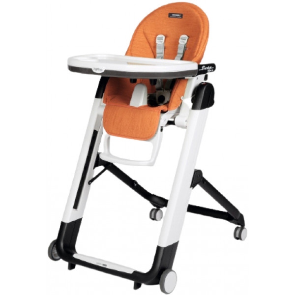 Стільчик для годування трансформер Peg-Perego Siesta Follow Me Wonder Orange (плямостійкий помаранчевий)