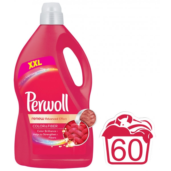 Засіб для делікатного прання Perwoll 3D ефект, відновлення кольору 3,6 л