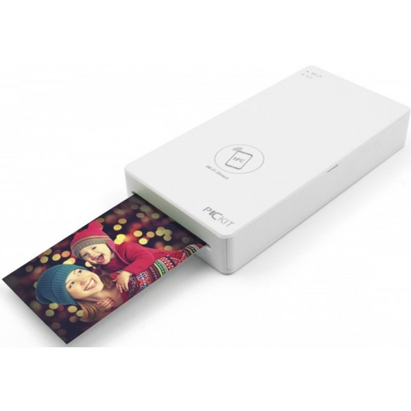 Фотопринтер PicKit M1 Smartphone Photo Printer White (M-1W)