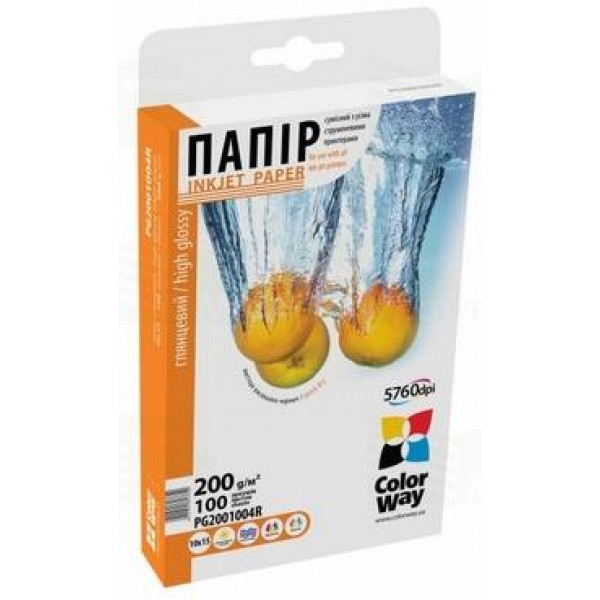 Фотопапір А4 Colorway A4 PG 200г/м-100л глянцевая