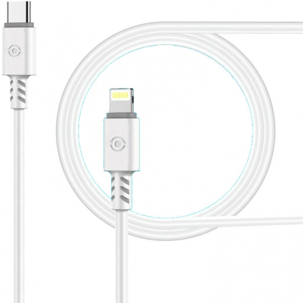 Кабель синхронізації даних Piko CB-TT11 USB Type-C-Lightning 1.2m White (1283126504037)