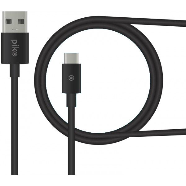 Кабель синхронізації даних Piko CB-UT12 USB-USB Type-C 2m Black (1283126493850)