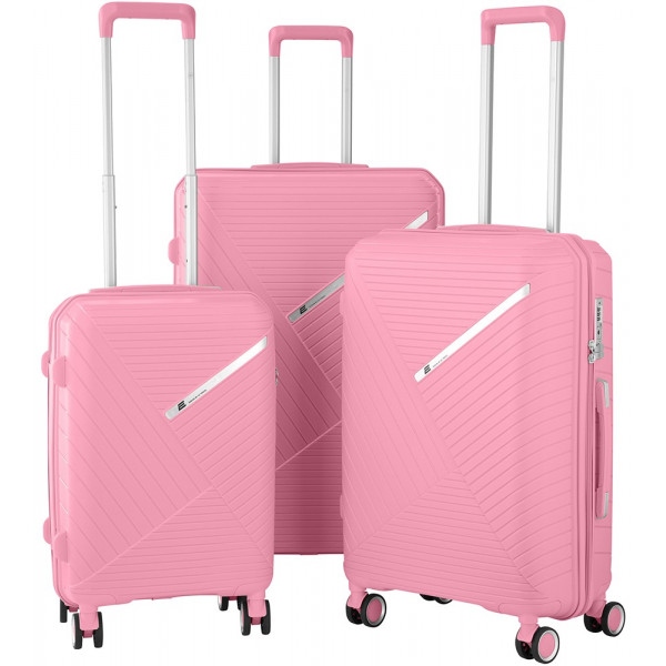 Набір валіз 2E Sigma 3 шт. Pink (2E-SPPS-SET3-PK)