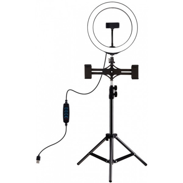 Набір для блогера Puluz USB LED Lamp 10'' PKT3053B  + штатив 1.1 м