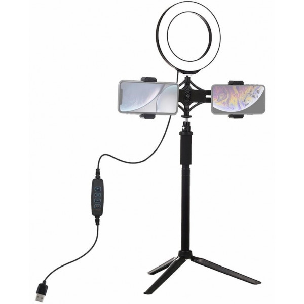 Набір для блогера Puluz USB LED Lamp 6.2" PKT3038  + штатив