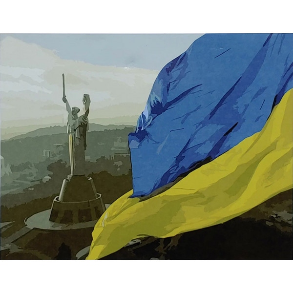 Картина за номерами Strateg Батьківщина Мати 40х50 см (SY6935)
