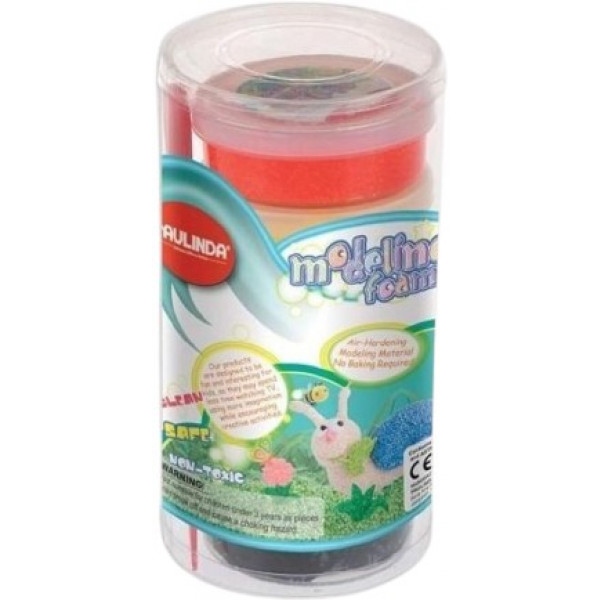 Маса для ліплення Paulinda Modeling Foam 6 шт. 45 мл в пластиковому боксі (PL-072527)