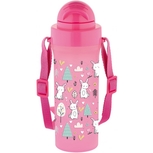 Пляшка для води дитяча Gusto Migo 300 мл GT-G-912013 Pink