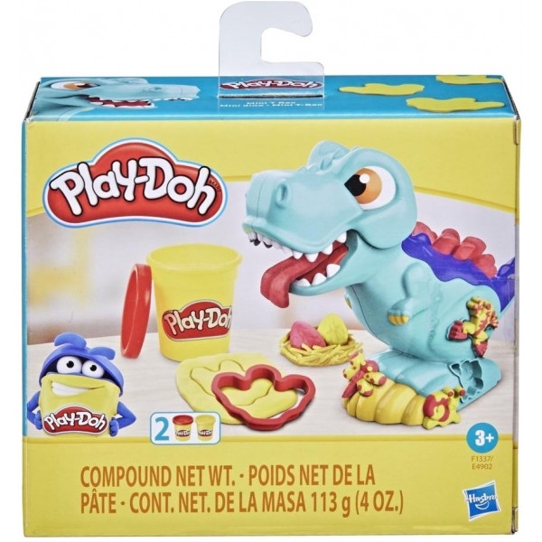 Набори для ліплення Play Doh Hasbro Улюблені набори в мініатюрі "Динозавр T-REX" (E4902_F1337)