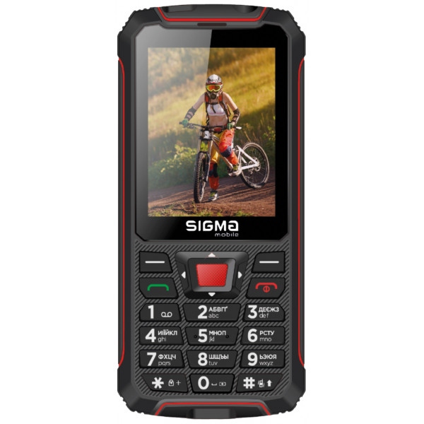 Мобільний телефон Sigma mobile X-treme PR68 Dual Sim Black/Red