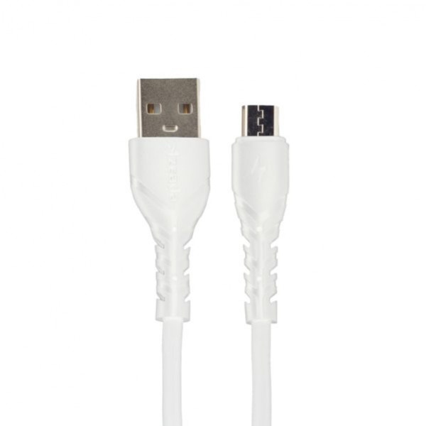 Кабель синхронізації даних Proda PD-B47m Micro USB Quick Charge 3А White (PD-B47m-WHT)