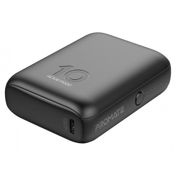 Батарея мобільна Promate  Acme-PD20 10000mAh Black