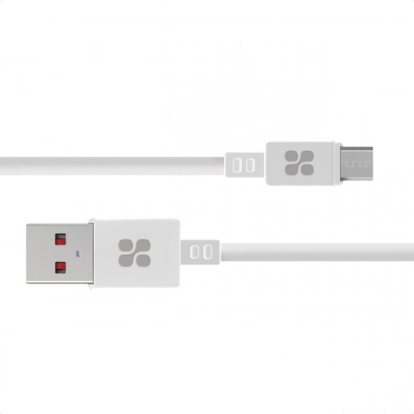 Кабель синхронізації даних Promate Microcord-2.White