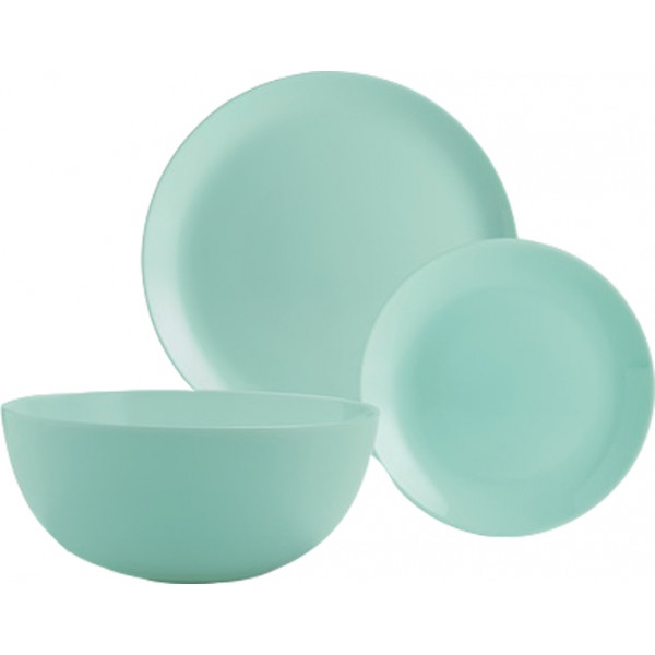 Столовий сервіз Luminarc Diwali Light Turquoise 19 пр. (P2947)