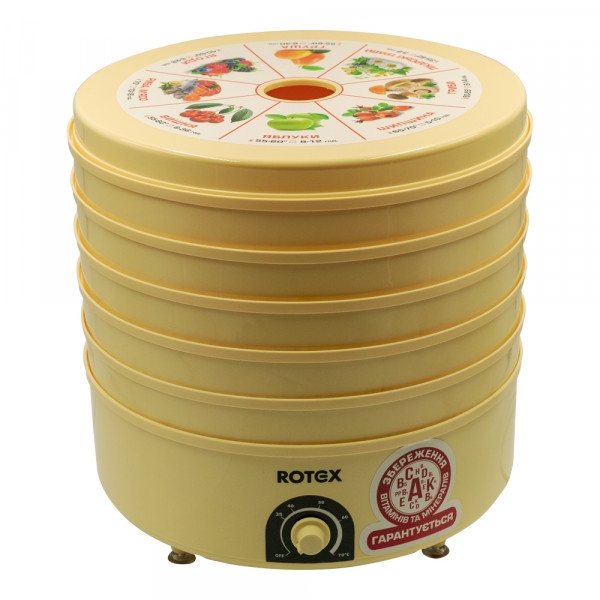 Сушарка для фруктів та овочів Rotex RD620-Y