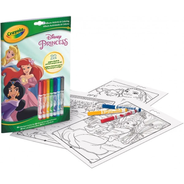 Розмальовки класичні Crayola Disney Princess (5807)
