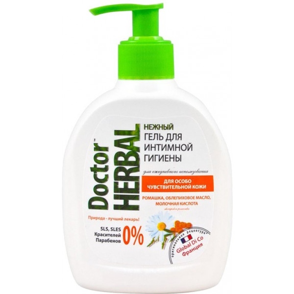 Гель для інтимної гігієни Doctor Herbal Ромашка і масло обліпихи 300 мл (4820091144003)