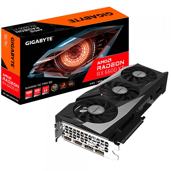 Відеокарта Gigabyte AMD Radeon RX 6600XT GAMING OC PRO 8G (GV-R66XTGAMINGOC PRO-8GD)