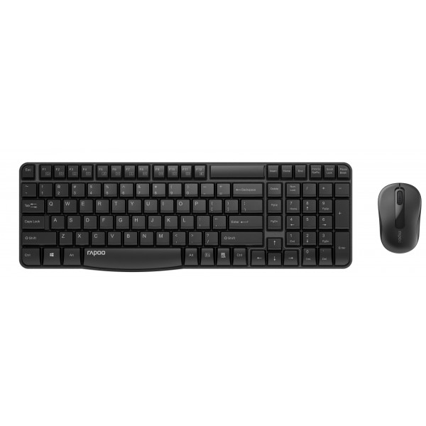 Клавіатура + миша бездротова Rapoo X1800S Wireless Black