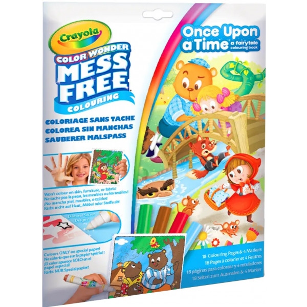 Розмальовки класичні Crayola Color Wonder Улюблені казки (75-2816)