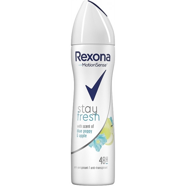 Дезодорант аерозольний Rexona Блакитний мак та Яблоко 150мл