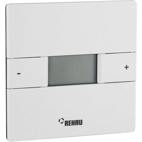 Терморегулятор Rehau Nea hст 230V, +5+30, 88х88 мм White (338230001)