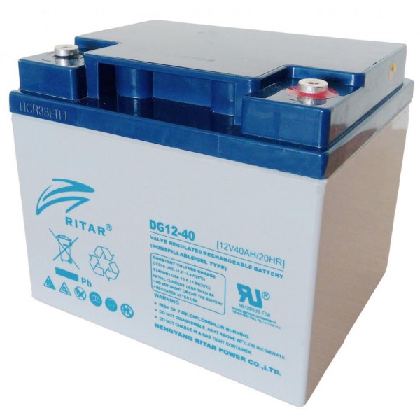 Акумулятор для ДБЖ Ritar GEL 12V-40.0Ah (DG12-40)
