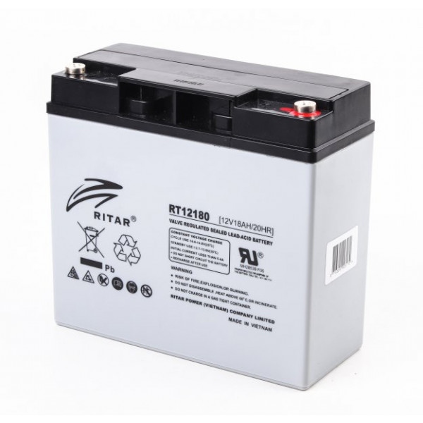 Акумулятор для ДБЖ Ritar AGM 12V-18Ah (RT12180)