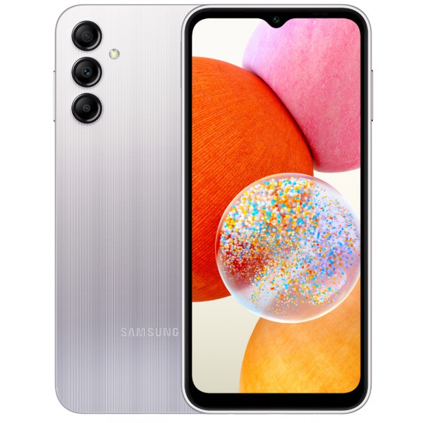 Смартфон Samsung Galaxy A14 4/128Gb Silver (SM-A145FZSVSEK)