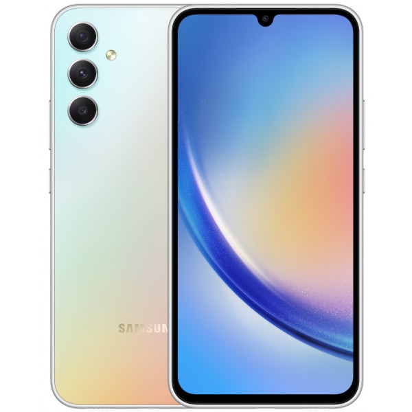 Смартфон Samsung Galaxy A34 5G 6/128Gb Silver (SM-A346EZSASEK)