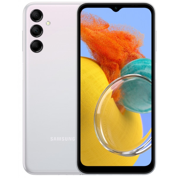 Смартфон Samsung Galaxy M14 5G 4/128Gb Silver (SM-M146BZSVSEK)