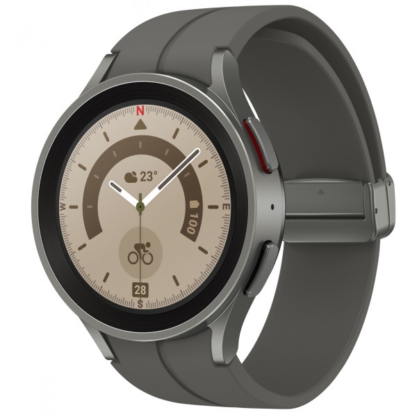 Смарт-годинник Samsung Galaxy Watch 5 Pro 45mm Gray Titanium (SM-R920NZTASEK)