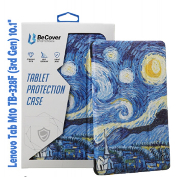 Чохол для планшета BeCover Smart for Lenovo Tab M10 TB-328F (3rd Gen) 10.1" Night (708295)