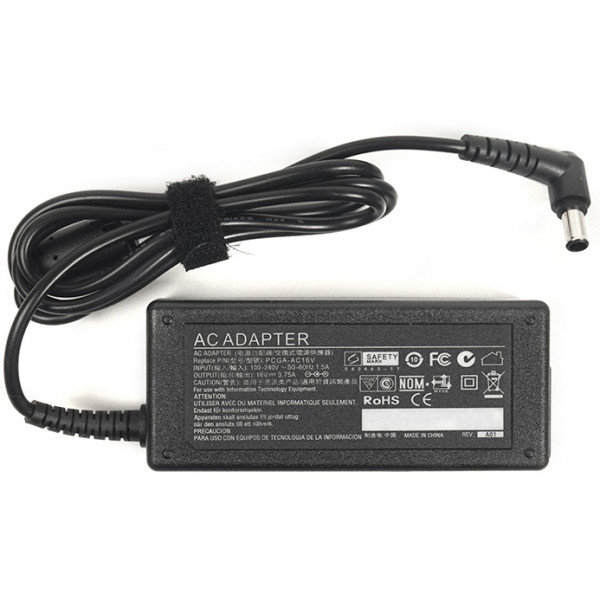 Зарядний пристрій для ноутбука PowerPlant Sony 220V 16V 60W 3.75A (SO60D6544)