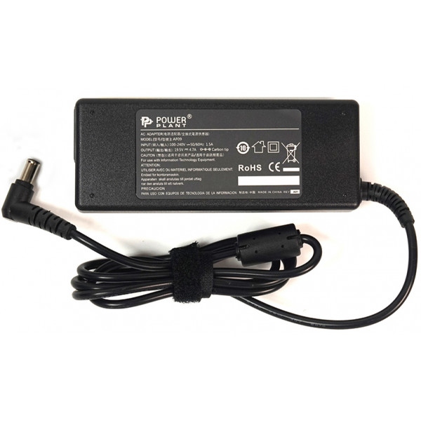 Зарядний пристрій для ноутбука PowerPlant Sony 220V 19.5V 92W 4.74A (SO92G6544)