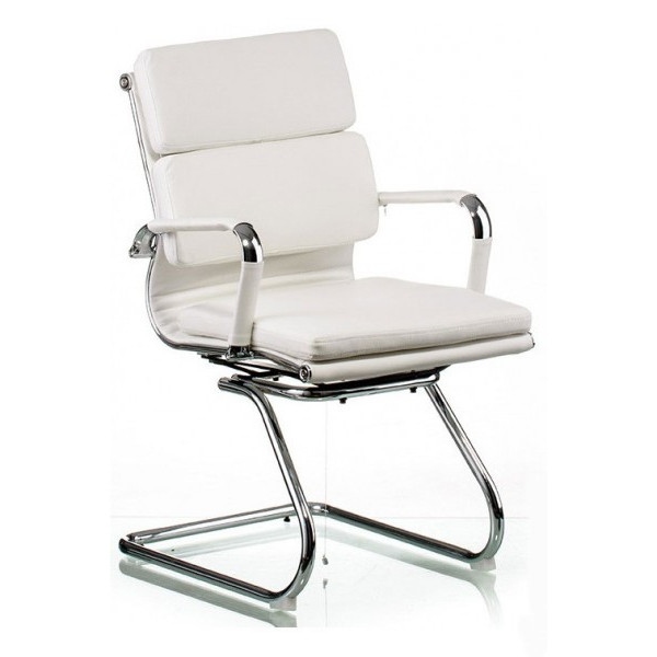 Крісло офісне Special4You Solano 3 Office Artleather White (E5913)