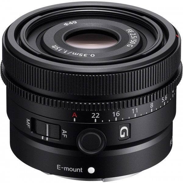 Об'єктив до фотокамери Sony 50mm f/2.5 G for NEX (SEL50F25G.SYX)