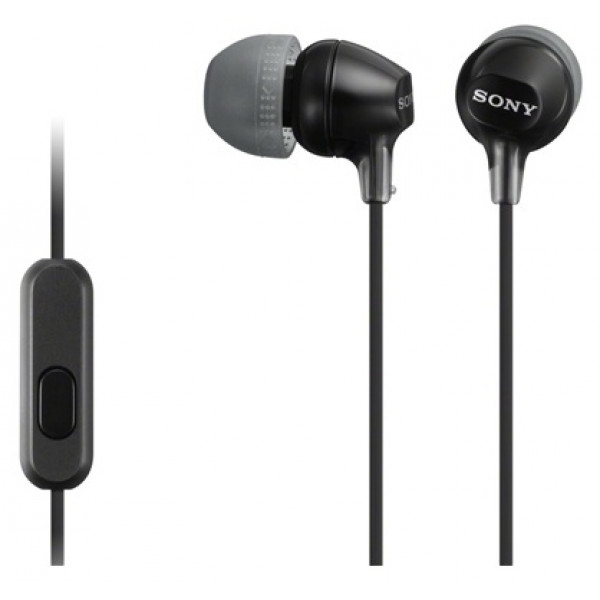 Навушники вкладиші Sony MDR-EX15AP Black (MDREX15APB.CE7)