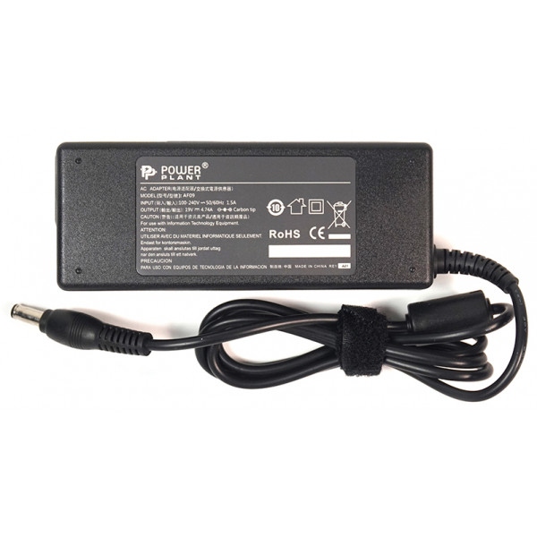 Зарядний пристрій для ноутбука PowerPlant Samsung 220V 19V 90W 4.74A (SA90F5530)