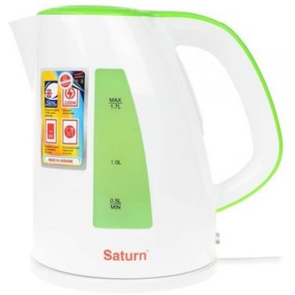 Електричний чайник Saturn ST-EK8436U White/Lt.Green
