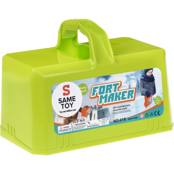 Набір для гри в пісочниці Same Toy 2 в 1 Fort Maker Green (618Ut-1)
