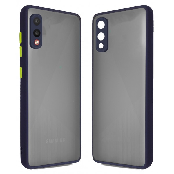 Чохол для смартфону MakeFuture Frame Matte PC+TPU Samsung A02 Blue (MCMF-SA02BL)