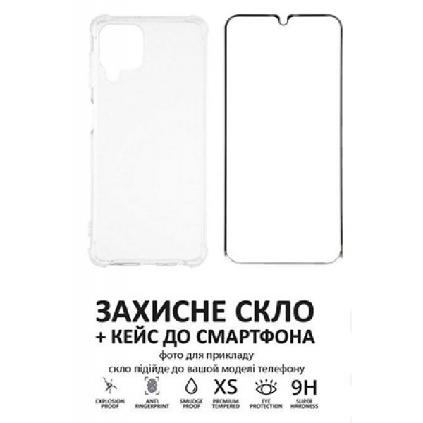 Чохол для смартфону XOKO Ultra Thin Proof+Cкло Full Cover Ultra-Thin 0.25мм Black for Samsung A346 (A34) (XK-CS-ULT-SM-A34)