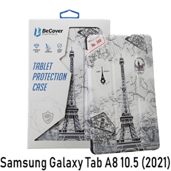 Чохол для планшета BeCover Smart for Samsung Galaxy Tab A8 SM-X200/SM-X205 Paris (708065)