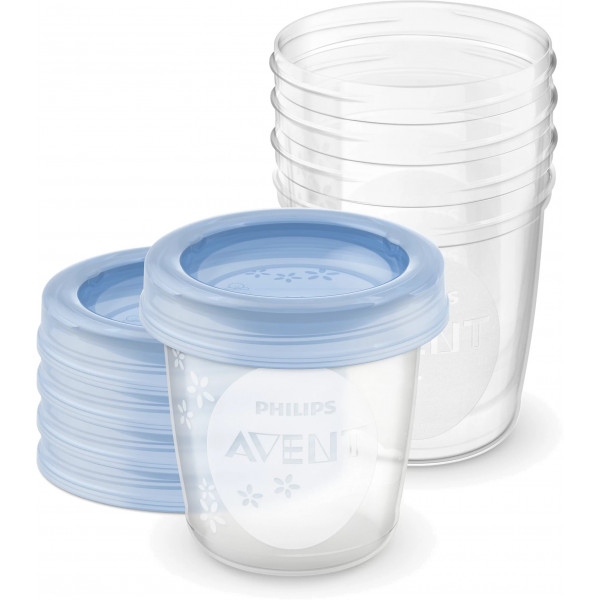 Контейнер для грудного молока Philips Avent 5x180мл (SCF619/05)